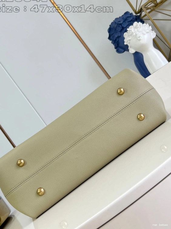 Cheap Key Low VUITTON MM-47*30*14CM LOUIS Cabas 0813